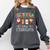 All Is Calm Xmas Kindergarten Christmas Season Teacher Comfort Colors Sweatshirt Pepper