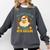You Can't Scare Me I Teach 4th Grade Halloween Teacher Ghost Comfort Colors Sweatshirt Pepper