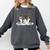 Christmas Boston Terrier Santa Dog Lover Comfort Colors Sweatshirt Pepper
