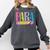 Colorful PARA Teacher Paraprofessional Cute Pencil Comfort Colors Sweatshirt Pepper Colorful PARA Teacher Paraprofessional Cute Pencil Comfort Colors Sweatshirt Pepper