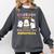 Creepin It Real With Kindergarten Monsters Halloween Teacher Comfort Colors Sweatshirt Pepper