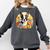 Cute Boston Terrier Spring Flower Garden Colorful Puppy Dog Comfort Colors Sweatshirt Pepper