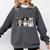 Cute Halloween Boston Terrier Dogs Witch Hat Ghost Dog For Men Women Kids Comfort Colors Sweatshirt Pepper