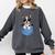 Cute Pocket Boston Terrier Lover Dog Mom Comfort Colors Sweatshirt Pepper