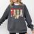 Cute Santas Favorite Para Christmas Paraprofessional Teacher Comfort Colors Sweatshirt Pepper