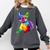 Dog Lover Boston Terrier Dog Colorful Boston Terrier Men Women Kids Comfort Colors Sweatshirt Pepper