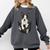 Dog Lovers Boston Terrier In Pocket Dog Face For Men Women Kids Comfort Colors Sweatshirt Pepper
