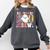 ESL Teacher Boo Crew Halloween Costume Comfort Colors Sweatshirt Pepper