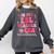 In My Esl Teacher Era Back To School ESL Teacher Groovy Comfort Colors Sweatshirt Pepper