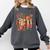 Fall Book Pumpkin Retro Reading Halloween Teacher Comfort Colors Sweatshirt Pepper