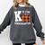 Fall Kindergarten Teacher K Is For Buffalo Plaid Pumpkin Comfort Colors Sweatshirt Pepper