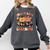 Fall In Love With Learning Teacher Retro Thanksgiving Comfort Colors Sweatshirt Pepper