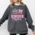 First Day Of School Teacher Girl Coquette Hello Kindergarten Comfort Colors Sweatshirt Pepper