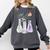 Flowers Test Tube Chemistry Student Science Teacher Women Comfort Colors Sweatshirt Pepper