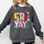 Fri-Yay Happy Friday Lovers Teacher Weekend Women Comfort Colors Sweatshirt Pepper