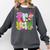 Fri-Yay Happy Friday Weekend Teacher Back To School Comfort Colors Sweatshirt Pepper