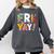 Fri Yay Teacher Happy Friday Friyay Weekend Back To School Comfort Colors Sweatshirt Pepper