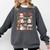 Ghost Christmas Reading Book Lover Library Christmas Teacher Comfort Colors Sweatshirt Pepper