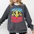 Grade 1 Super Squad Superhero Teacher Team Comfort Colors Sweatshirt Pepper