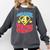 Grade 4 Super Squad Superhero Teacher Team Comfort Colors Sweatshirt Pepper
