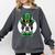 Green Boston Terrier Shamrock St Patricks Day Boston Terrier Comfort Colors Sweatshirt Pepper