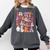 Groovy In My Spooky Teacher Era Halloween Party Boo Comfort Colors Sweatshirt Pepper