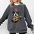 Guitar Shirt Boston Terrier Dog Playing Acoustic Guitar Comfort Colors Sweatshirt Pepper
