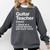 Guitar Teacher Definition Musician Music Men Women Girls Kids Comfort Colors Sweatshirt Pepper