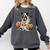 Halloween Boston Terrier Ghost Comfort Colors Sweatshirt Pepper