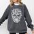 Halloween Costume Skull Boston Terrier Dog Lover Comfort Colors Sweatshirt Pepper