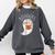 Halloween Cute Ghost Book Reading Teacher Comfort Colors Sweatshirt Pepper