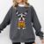 Halloween Dog Boston Terrier Mummy Costume Men Women Kids Comfort Colors Sweatshirt Pepper