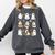 Halloween Ghost Playing Musical Instruments Music Teacher Comfort Colors Sweatshirt Pepper Halloween Ghost Playing Musical Instruments Music Teacher Comfort Colors Sweatshirt Pepper