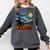Halloween Pumpkin Starry Night Van Gogh Art Teacher Comfort Colors Sweatshirt Pepper
