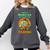 Halloween Teacher Librarian Monster Reading Books Men Women Kids Comfort Colors Sweatshirt Pepper