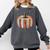 Halloween Teacher Librarians Fall Book Pumpkin Retro Reading Comfort Colors Sweatshirt Pepper