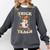 Halloween Teacher Shirts Women School Trick Or Teach Groovy Comfort Colors Sweatshirt Pepper
