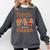 Hangin With My Cookies Gingerbread Women Christmas Teacher Comfort Colors Sweatshirt Pepper