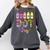 Happy Dot Day 2025 Teacher Kids Girls Colorful Polka Dot Day Comfort Colors Sweatshirt Pepper