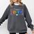 Happy Fri-Yay Fri Yay Teacher Student Friday Weekend Comfort Colors Sweatshirt Pepper
