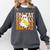 Happy Fri-Yay Friday Lovers Groovy Teacher Life Halloween Comfort Colors Sweatshirt Pepper