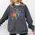 Happy Fri Yay Teacher Friday For Men Women Comfort Colors Sweatshirt Pepper