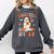 Haunted By 67 Boo Ghost Teacher 6 7 Halloween Costume Comfort Colors Sweatshirt Pepper