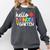 Hello Kindergarten Team Kinder Back To School Teacher Kids Comfort Colors Sweatshirt Pepper