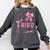 Hello Third Grade First Day Of School Coquette Teacher Girl Comfort Colors Sweatshirt Pepper