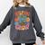 Helping Little Minds Grow Teacher First Day Back To School Comfort Colors Sweatshirt Pepper