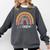 IA Crew Instructional Assistant Rainbow Teachers Aide Comfort Colors Sweatshirt Pepper