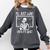 Ill Just Wait Until Its Quiet Teacher Lazy Halloween Costume Comfort Colors Sweatshirt Pepper