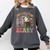 Inclusion Isnt Scary Halloween Skeleton Ghost Sped Teacher Comfort Colors Sweatshirt Pepper