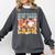 Infant Teacher Boo Crew Ghost Groovy Halloween For Women Comfort Colors Sweatshirt Pepper